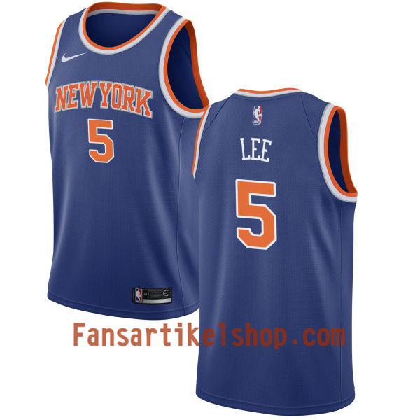 NBA New York Knicks Trikot Courtney Lee 5 Nike 2017-18 Blau Swingman - Herren NBA New York Knicks Trikot Courtney Lee 5 Nike 2017-18 Blau Swingman - Herren